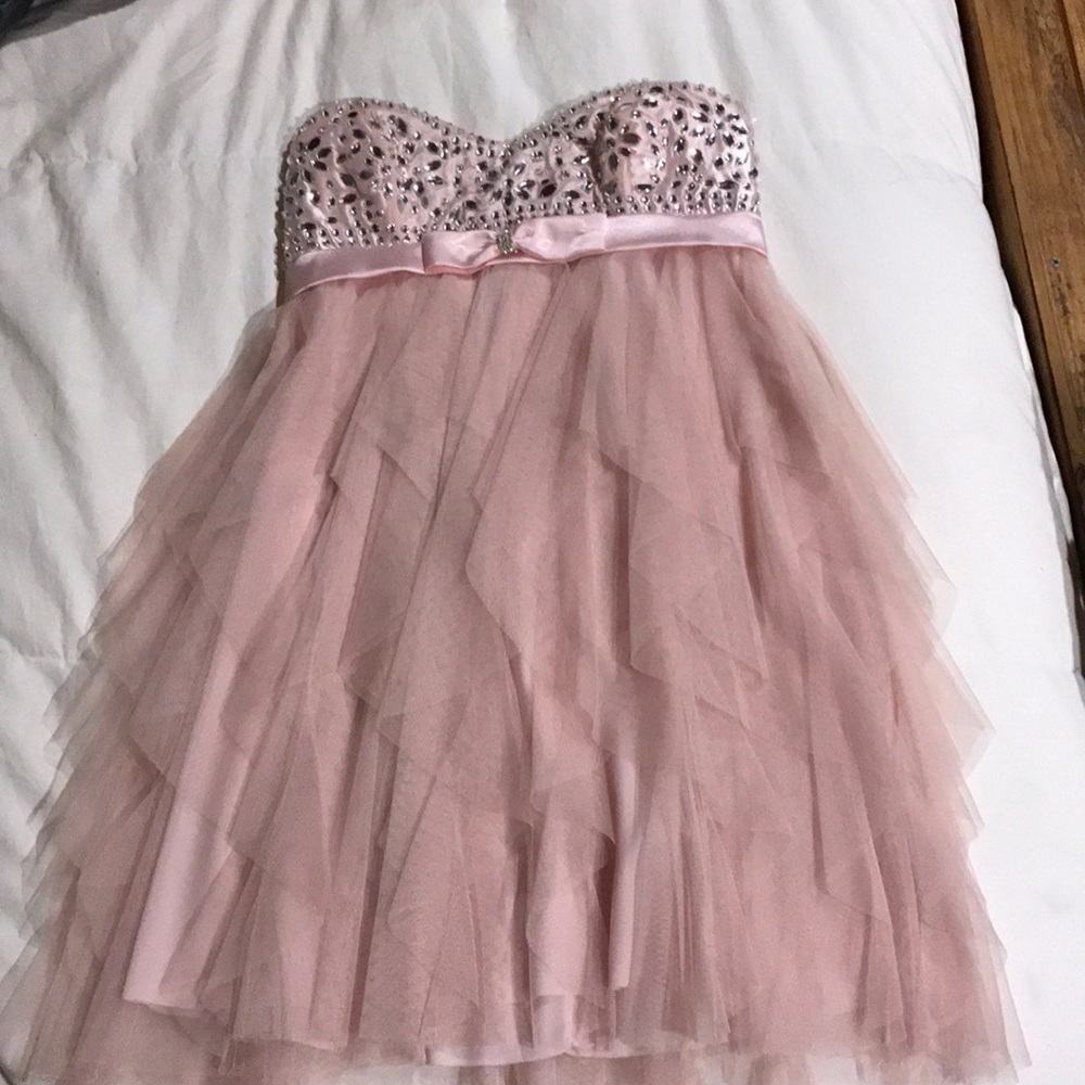 Blush formal dress
